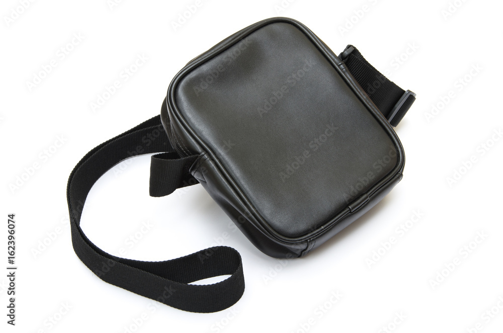 modern leather men bag isolated modern leather men bag isolated