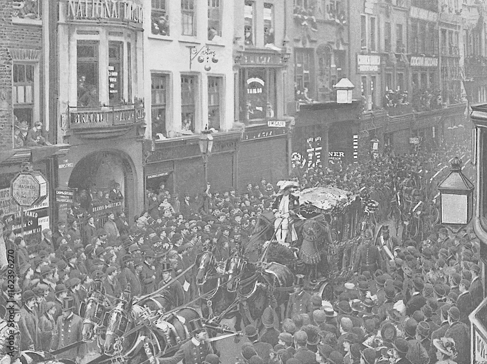 Fotografie Lord Mayor's Show. Date: 1901