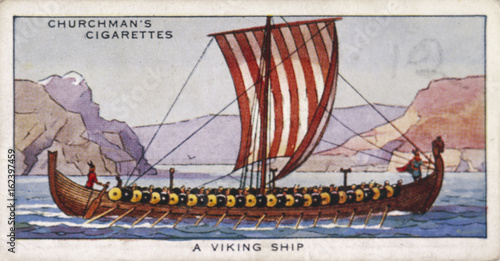 Viking Ships 9th - 10th century. Date: 9th - 10th centuries photo