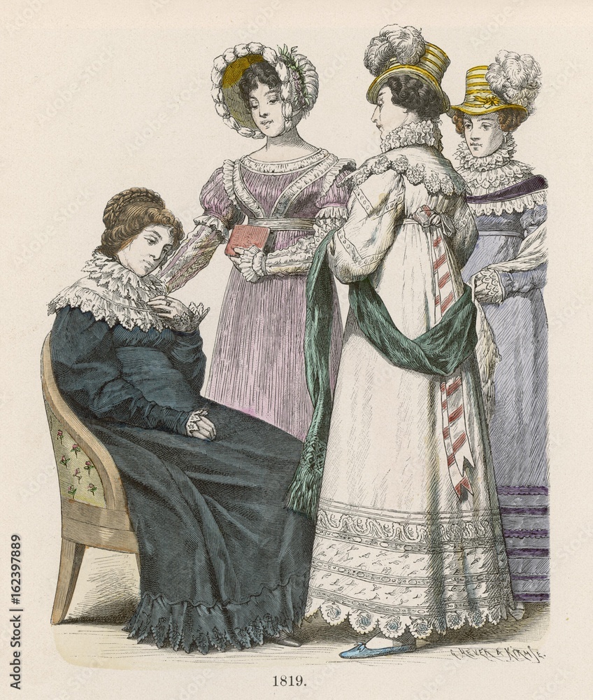 Costume - Women 1819. Date: 1819