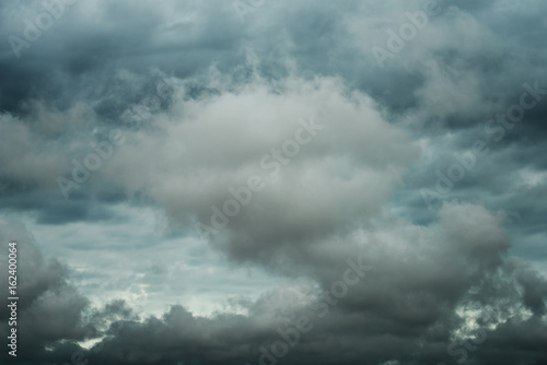 Dark sky and black clouds, Dramatic storm clouds