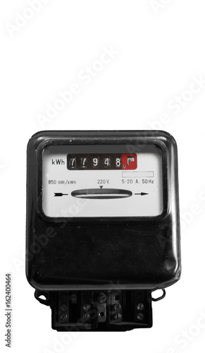 Electricity meter for measuring the energy consumption