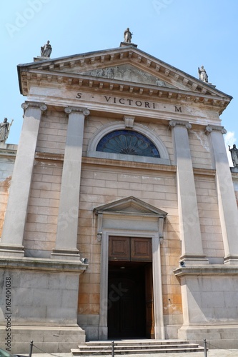 Church Saint Victor in Cannobio on Lake Maggiore  Piedmont Italy