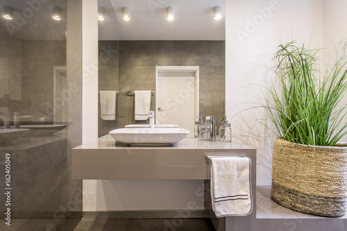 Fototapeta Simple but stylish lavatory