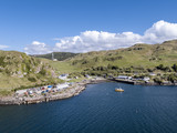 Aerial view of the coast between Gallanach and Oban, Argyll