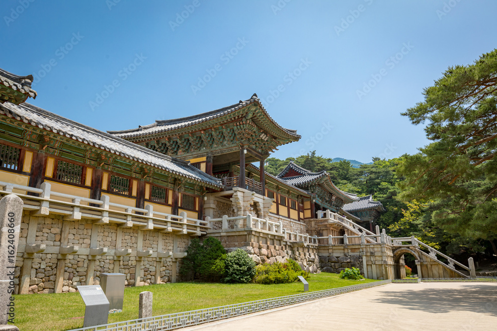 Bulguksa Temple is one of the most famous Buddhist temples in all of South Korea and a UNESCO World Heritage Site