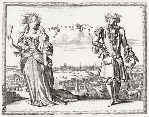 Londoners 1690s. Date: 1690s