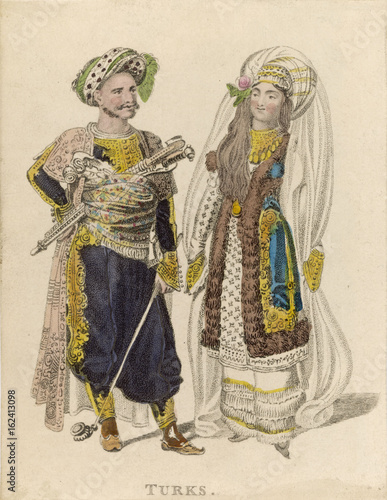 Racial - Turkey - Couple. Date: circa 1830