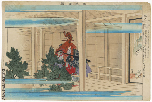 Canvas-taulu Theatre - Exotic - Kabuki. Date: 19th century