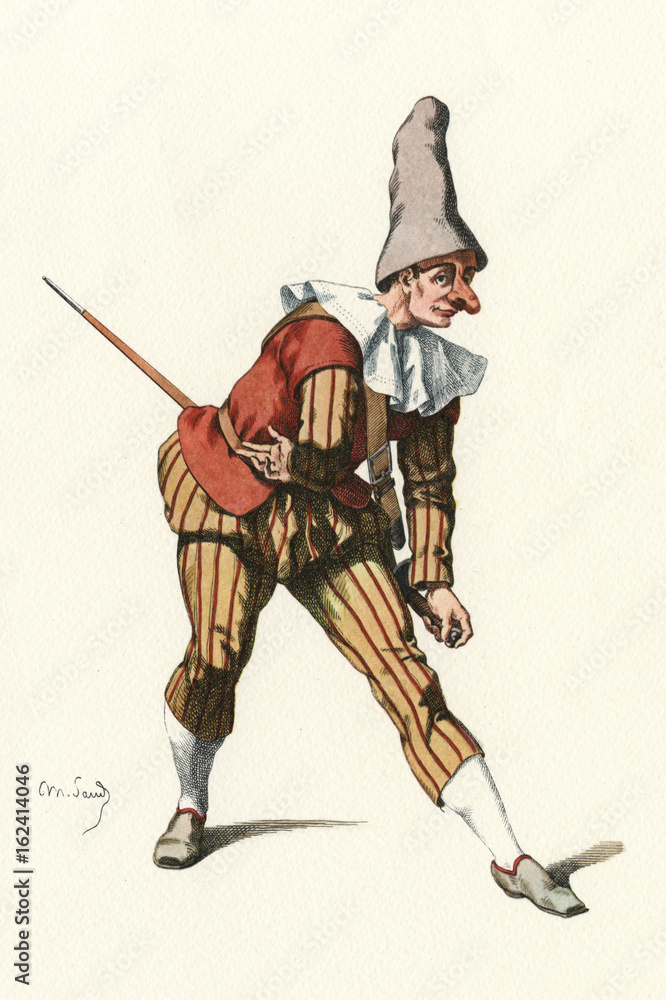 Obraz premium French Theatre - Nivelet. Date: 1584