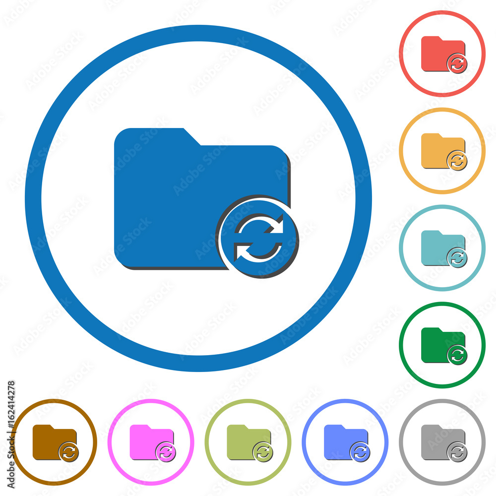 Refresh directory icons with shadows and outlines Refresh directory icons with shadows and outlines