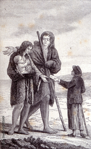 Patagonian Giants. Date  1764-5
