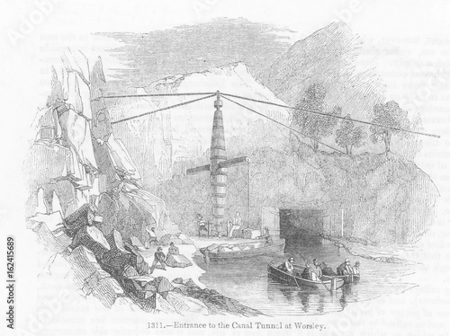 Bridgewater Canal. Date: circa 1830 photo
