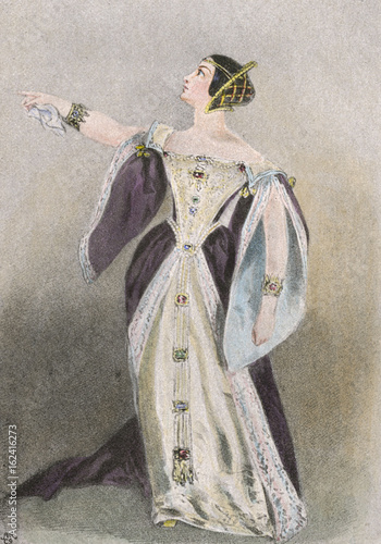 Grisi As Anna Bolena. Date: circa 1830s photo