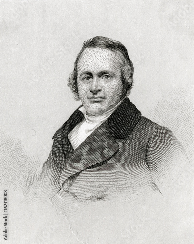 Louis Agassiz  Swiss-American naturalist. Date: 1850s photo