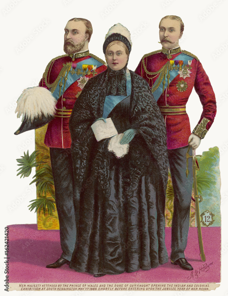 Fototapeta premium Victoria - South Kensingtonn. Date: 1 May 1886