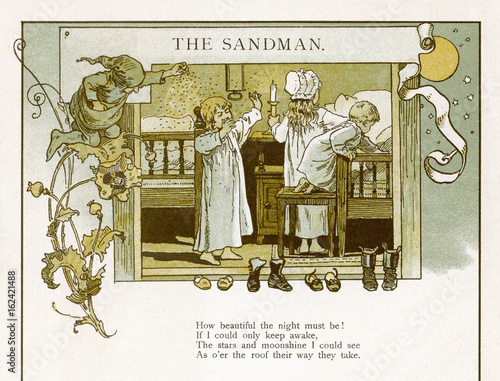 Tableau sur toile Folklore - Sandman. Date: 1893