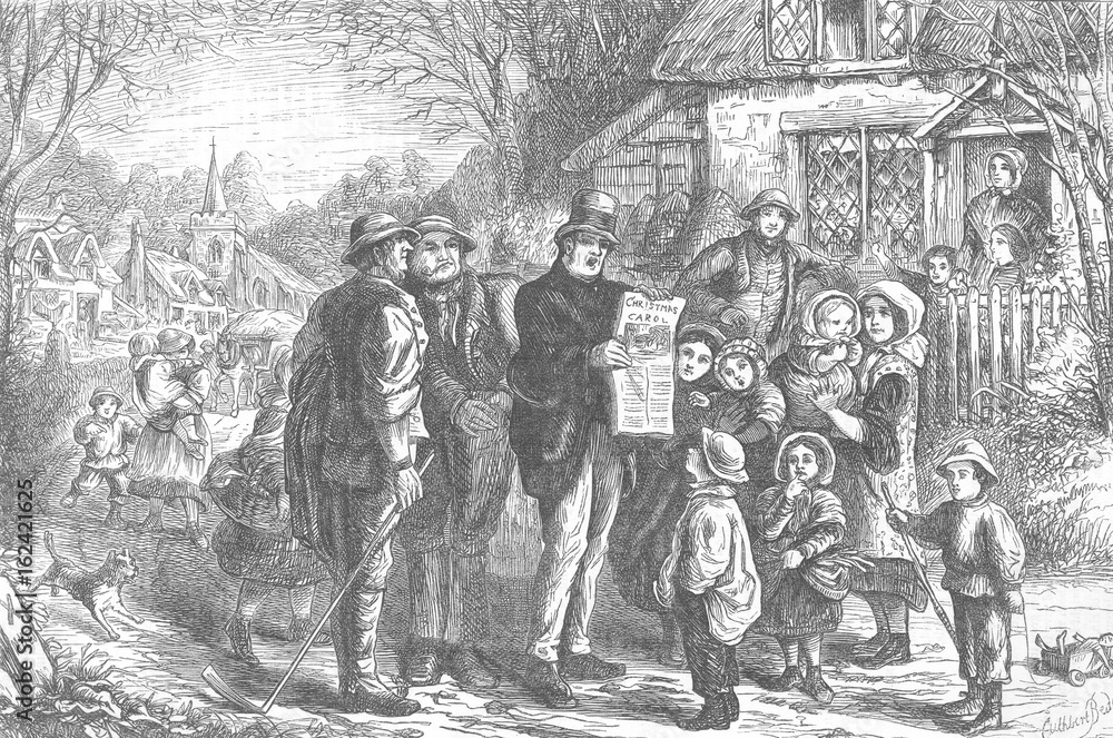 Country Carol-Seller. Date: 1869