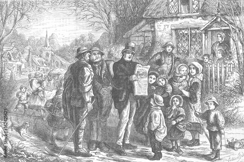 Country Carol-Seller. Date: 1869