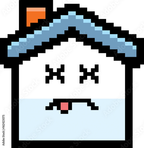 Dead 8-Bit Cartoon House
