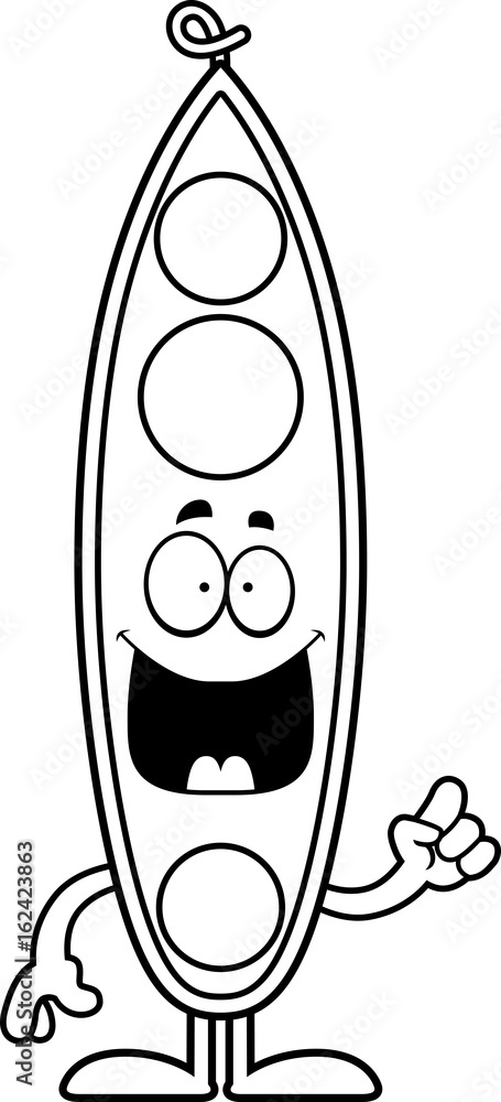 Cartoon Peapod Idea Cartoon Peapod Idea