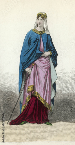 9th century Woman. Date: 9th century
