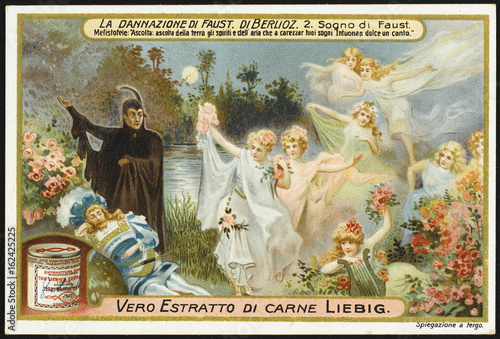 Obraz na plátne Berlioz Faust Liebig. Date: 1846