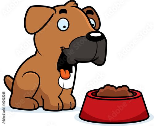 Cartoon Boxer Food