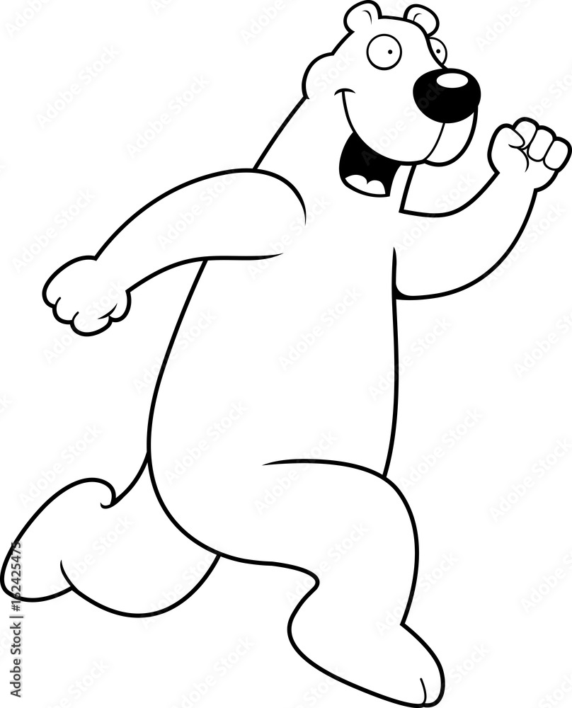 Obraz premium Bear Running