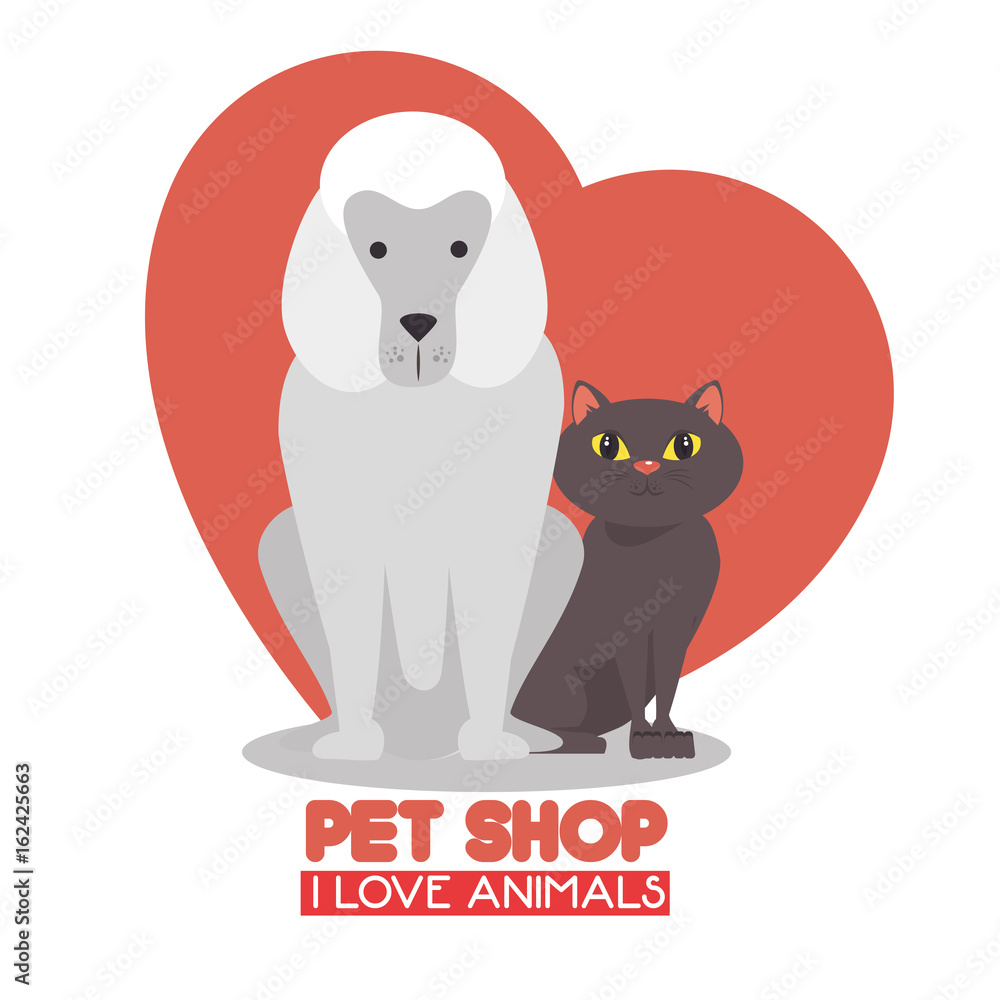 pet shop logo icon vector illustration graphic design pet shop logo icon vector illustration graphic design
