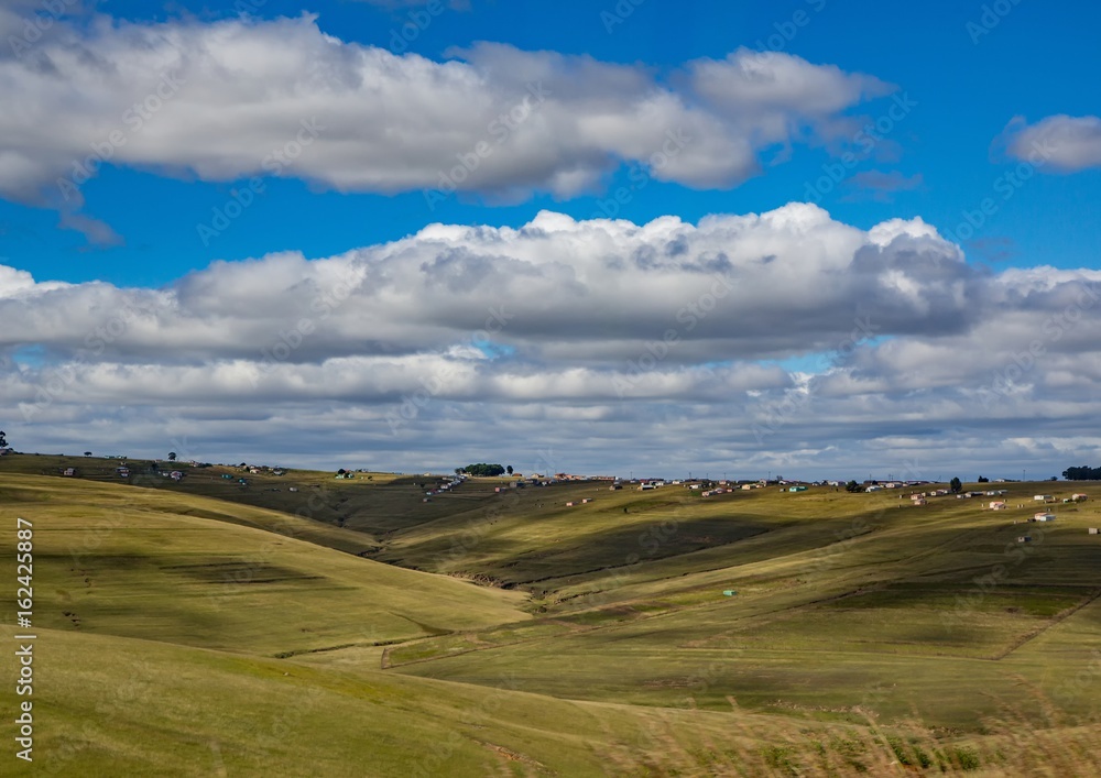 Landscape of the eastern cape of South Africa