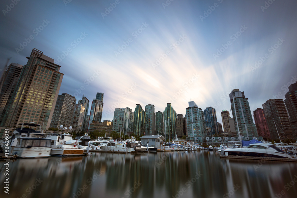 Obraz premium Pacific North West Islands Cityscape Landscape Waterscape Vancouver