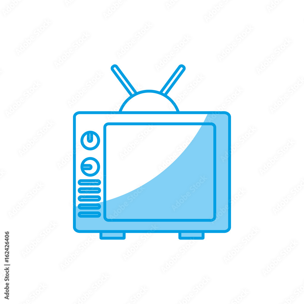 retro television icon retro television icon