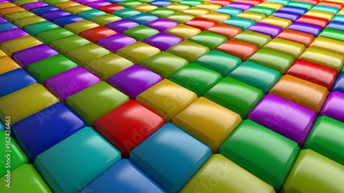 3D abstract background