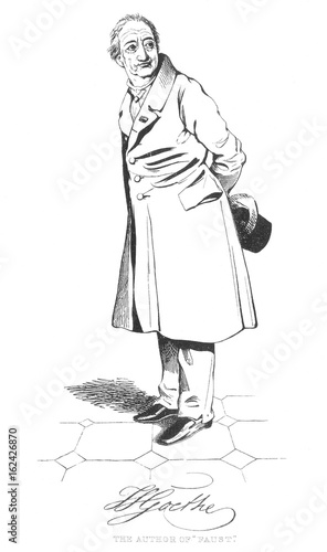 Goethe - Maclise - Fraser. Date: 1749 - 1832