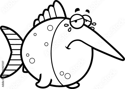 Crying Cartoon Swordfish