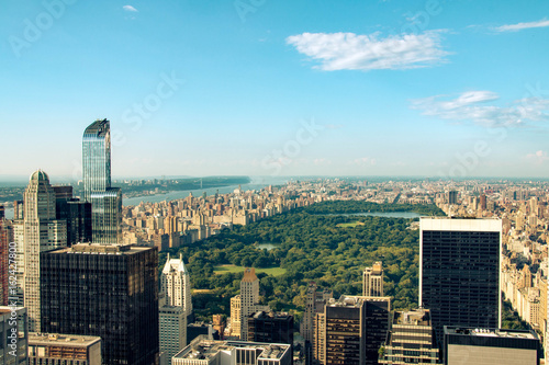 New York skyline with Central Park, United States © evenfh