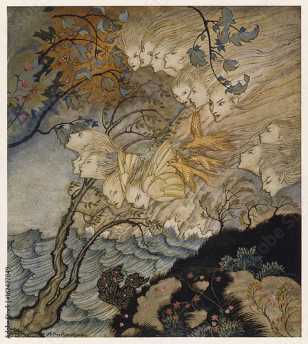 Photography Shakespeare - the Tempest. Date: 1909