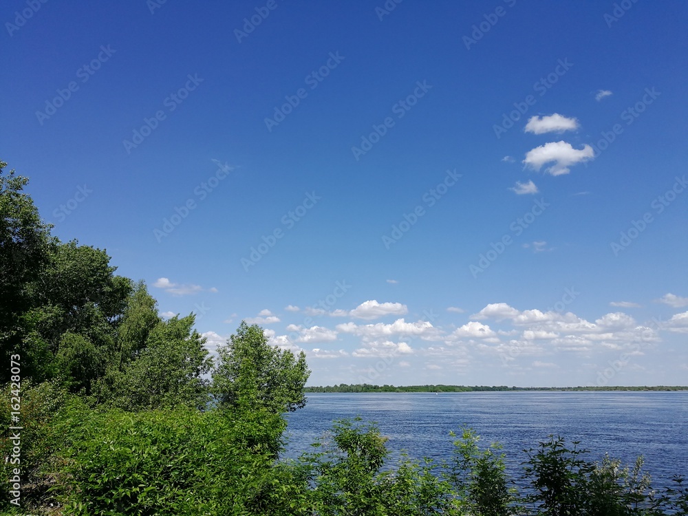 The banks of the Volga