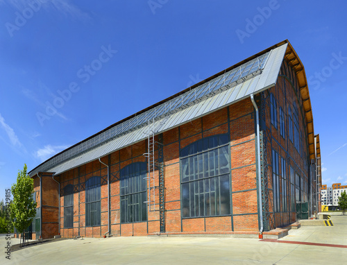 Trojhali Karolina (Karolina Triple Hall), Ostrava, Czech republic - former industrial building of heavy machinery demonstration of industrial architecture of the 19th century, now cultural heritage photo