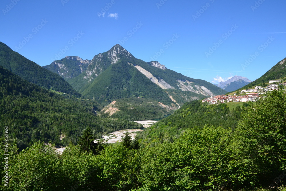 Fototapeta premium Erto e il monte Toc