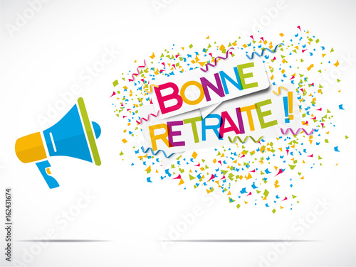 mégaphone : bonne retraite