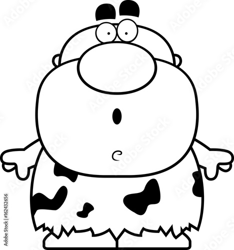 Cartoon Surprised Caveman