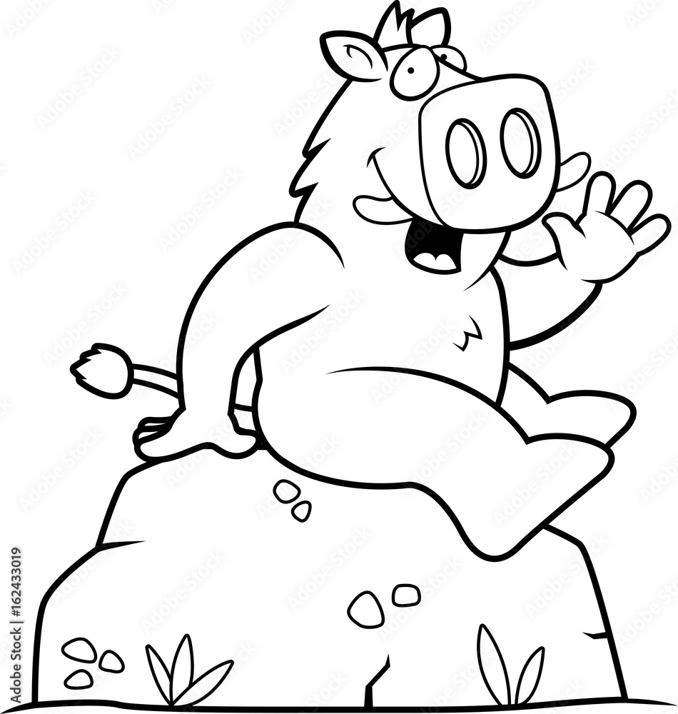 Boar Sitting Boar Sitting