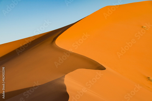 Golden dunes of Erg Chebbi  Morocco