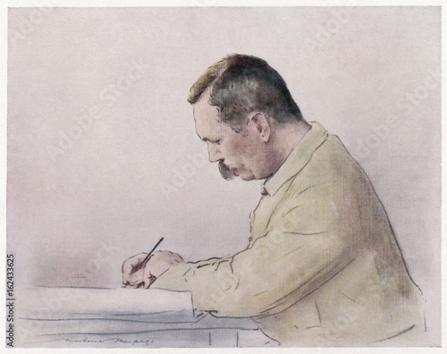 Conan Doyle - Menpes 1900. Date: 1859 - 1930