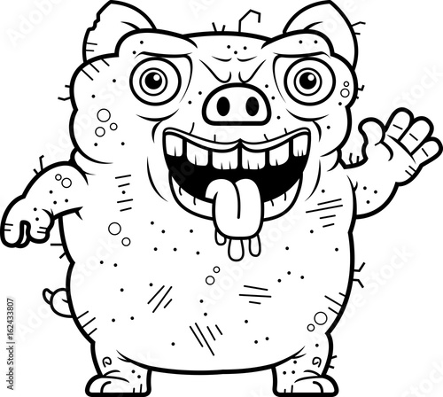 Ugly Pig Waving