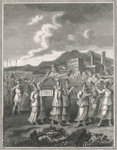 фотографія Old Testament bible scene: Siege of Jericho