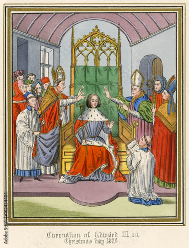 Edward III Crowned. Date: 25 December 1326
