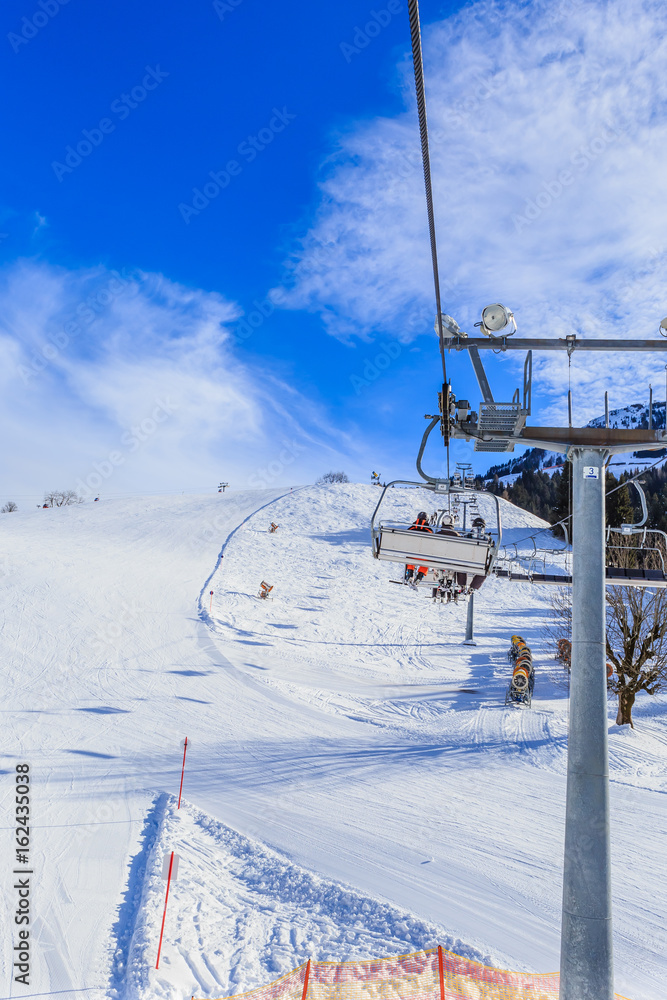 Ski lift. Ski resort Soll, Tyrol, Austria Ski lift. Ski resort Soll, Tyrol, Austria